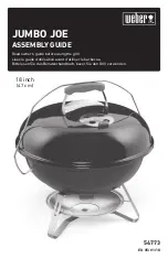 Предварительный просмотр 1 страницы Weber Jumbo Joe Assembly Manual