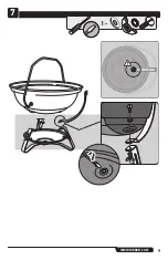 Предварительный просмотр 9 страницы Weber Jumbo Joe Assembly Manual