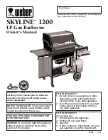 Предварительный просмотр 1 страницы Weber LP Gas Barbecue Owner'S Manual