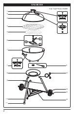 Предварительный просмотр 2 страницы Weber ONE-TOUCH 30791_042911 Owner'S Manual