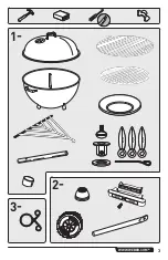 Предварительный просмотр 3 страницы Weber ONE-TOUCH 30791_042911 Owner'S Manual