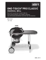 Weber ONE-TOUCH PRO CLASSIC Owner'S Manual предпросмотр