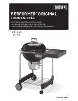 Preview for 1 page of Weber PERFORMER 22 1?2 inch Owner'S Manual