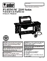 Предварительный просмотр 1 страницы Weber PLATINUM 2200 NG Owner'S Manual