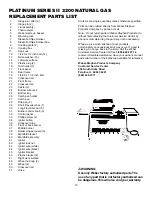 Предварительный просмотр 19 страницы Weber Platinum I 3400 NG Operating Manual