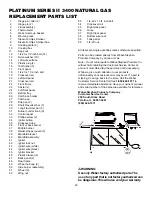 Предварительный просмотр 23 страницы Weber Platinum I 3400 NG Operating Manual