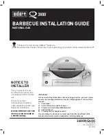 Предварительный просмотр 1 страницы Weber Q 3600 Installation Manual