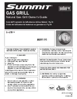 Weber S-470TM Owner'S Manual предпросмотр