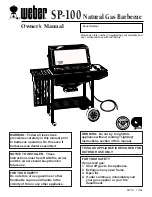 Weber SP 100 NG Owner'S Manual preview