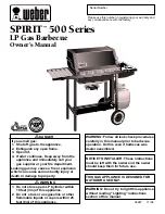 Предварительный просмотр 1 страницы Weber Spirit 500 LP Owner'S Manual