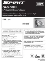 Weber Spirit E-320 Owner'S Manual preview