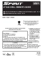 Weber Spirit E-320 Owner'S Manual preview