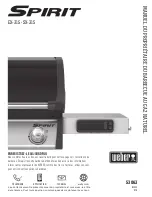 Preview for 69 page of Weber SPIRIT EX-315 LP Assembly Manual And Owner'S Manual