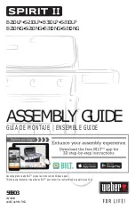 Weber SPIRIT II E-210 LP Assembly Manual preview