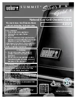 Weber SUMMIT 42095 Owner'S Manual preview