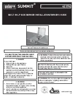 Preview for 1 page of Weber Summit 42376 Installation  & Owners Manual