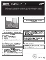 Weber Summit 42377 Installation  & Owners Manual preview