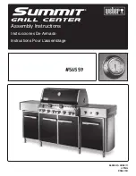 Weber SUMMIT 56559 Assembly Instructions Manual предпросмотр