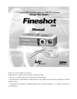 Preview for 1 page of WeberTech Fineshot D35 Manual