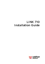 Предварительный просмотр 1 страницы Webfleet LINK 710 Installation Manual