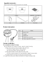 Preview for 4 page of WebGate C1008Dome Series Installation And User Manual