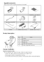 Предварительный просмотр 4 страницы WebGate C1080BL-IR18-AF Installation And User Manual