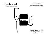 Preview for 1 page of weBoost Drive Reach RV Installation Manual