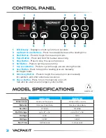 Предварительный просмотр 4 страницы Webstaurant Store VACPAK-IT 186VME12SS Manual