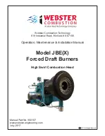 Webster JBE Series Operation, Maintenance & Installation Manual preview