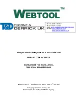 Webtool 980216 Manual preview