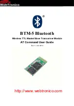 Webtronico BTM-5 Bluetooth User Manual preview