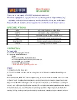 Preview for 1 page of WECHEER WE 248 Series Quick Start Manual