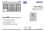 Preview for 1 page of Weco 05.SLK.EXT.2M User Manual