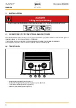 Preview for 6 page of Weco Discovery 200 AC/DC Instruction Manual