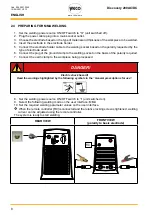 Preview for 8 page of Weco Discovery 200 AC/DC Instruction Manual