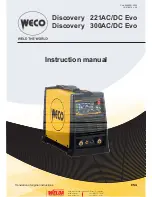 Weco Discovery 221AC/DC Evo Instruction Manual preview