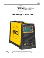 Предварительный просмотр 1 страницы Weco Discovery 300 AC/DC Instruction Manual