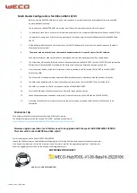 Preview for 10 page of Weco LV-HUB GEN-02 Manual