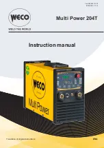 Weco Multi Power 204T Instruction Manual предпросмотр