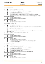 Preview for 29 page of Weco Pioneer Pulse 321MKS Instruction Manual