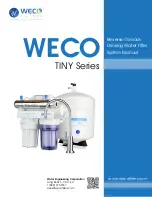 Weco TINY Series System Manual preview
