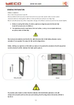 Предварительный просмотр 12 страницы Weco UNIVERSAL 5K3HV Installation And User Manual