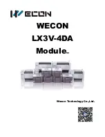 Wecon LX3V-4DA User Manual предпросмотр