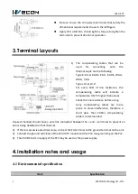 Preview for 3 page of Wecon LX3V-4TC User Manual