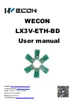 Wecon LX3V-ETH-BD User Manual предпросмотр