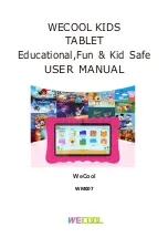 WeCool WM007 User Manual preview