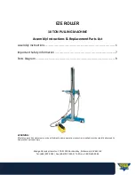 Wedge Clamp Systems Inc. EZE ROLLER Assembly Instructions Manual preview