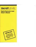 Wedge Innovations SmartLevel Owner'S Manual preview