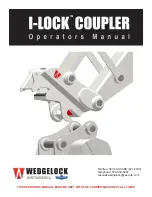 Preview for 1 page of WEDGELOCK I-LOCK Operator'S Manual