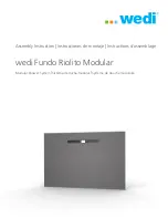 Preview for 1 page of Wedi Fundo Riolito Modular Assembly Instruction Manual